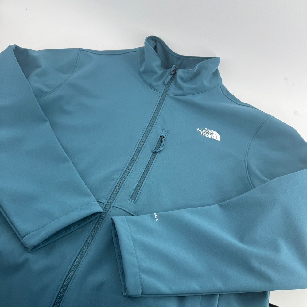 The North Face Mens Apex Bionic Softshell Jacket Blue XL WindWall Full Zip